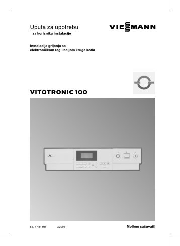 Vitotronic 100 KC4631 KB - Viessmann