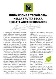 Innovazione e Tecnologia nella frutta secca - Abramo Bruzzone