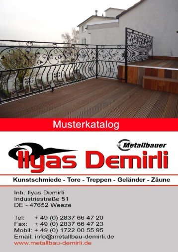 Musterkatalog_Metallbau_Demirli