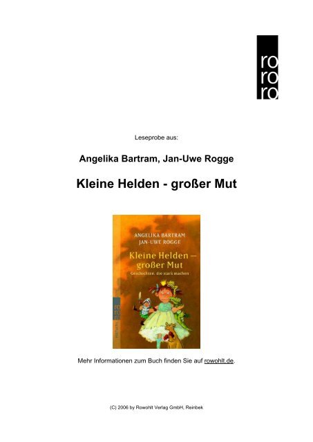 Kleine Helden - groÃer Mut