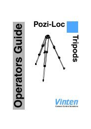 Pozi-Loc Tripods - Vinten