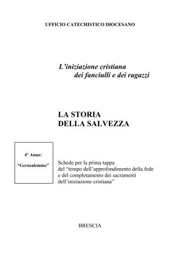 Schede per gli incontri (Sussidio).pdf - Diocesi di Brescia - Login