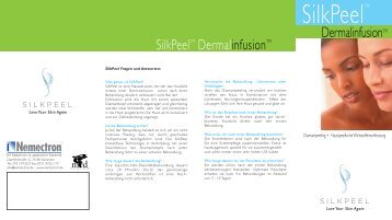 DermalinfusionTM SilkPeelTM DermalinfusionTM