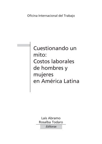 Cuestionando un mito: Costos laborales de hombres y mujeres en ...