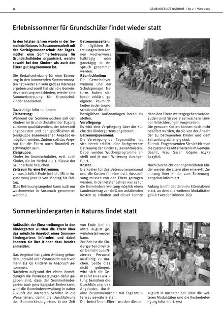 GEMEINDEBLATT