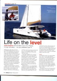 Lipari 41 â Life on the Level - Fountaine Pajot