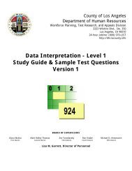 Data Interpretation - Level 1 Study Guide & Sample Test ... - La.ca.us