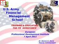 U.S. Army Financial Management School