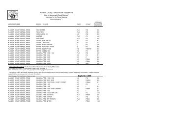 Apprvd Wd Htr List- Sept 05 - Tahoe Regional Planning Agency