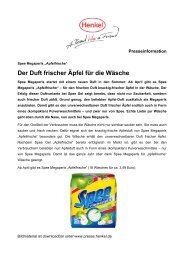 Der Duft frischer Ãpfel fÃ¼r die WÃ¤sche - Loctite