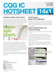 Quarterly Hotsheet: Alpha and Beta Release Features - CQG.com
