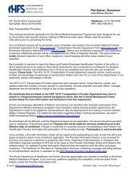 Letter to Transportation Providers (pdf) - HFS - State of Illinois