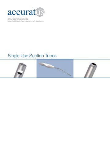 Single Use Catalogue PDF - Accuratus swiss