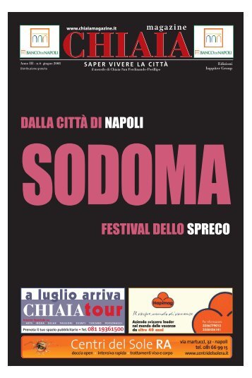 Sodoma. - CHIAIA MAGAZINE