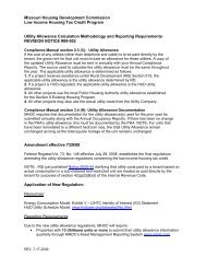 REVISION NOTICE 09-002 â Utility Allowance Calculation - Missouri ...