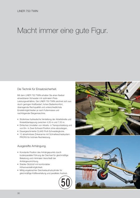 CLAAS LINER Schwader