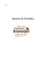 Speisen & Getränke