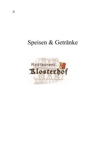 Speisen & Getränke