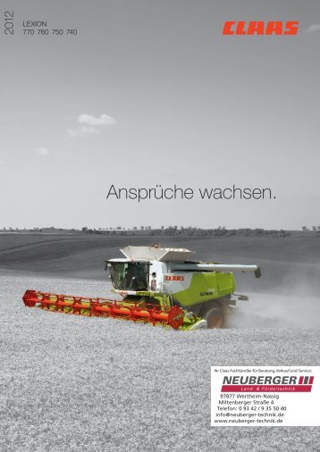 Claas Lexion 770 - NEUBERGER Land- & Fördertechnik