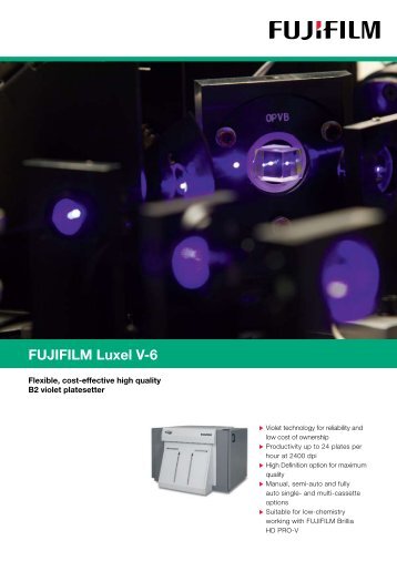FUJIFILM Luxel V-6 - Mayday Graphics