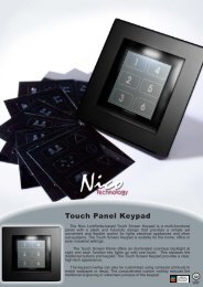 Touch Panel Keypad 5006L