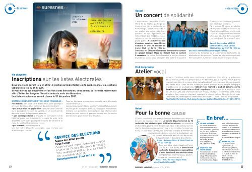 Suresnes Magazine - Octobre 2011