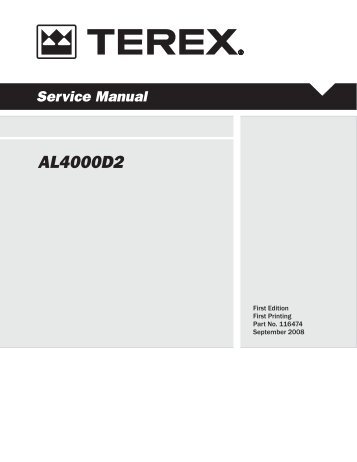 AL4000 Service Manual-116474-11-03-08 ... - Light Towers USA