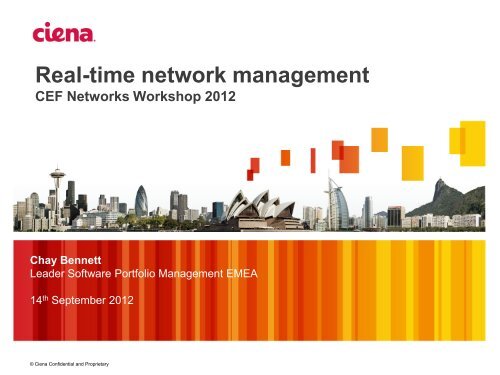 Enabling R&E applications with real time network management