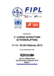 Invito - Powerlifting Italia