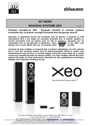 iht news nouveau systeme xeo