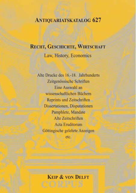 Katalog 627 Keip Gmbh Antiquariat Und Verlag