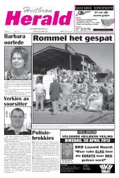 Rommel het gespat - heilbronherald.co.za