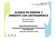 ALIANZA EN ENERGÃA Y AMBIENTE CON CENTROAMÃRICA - unido