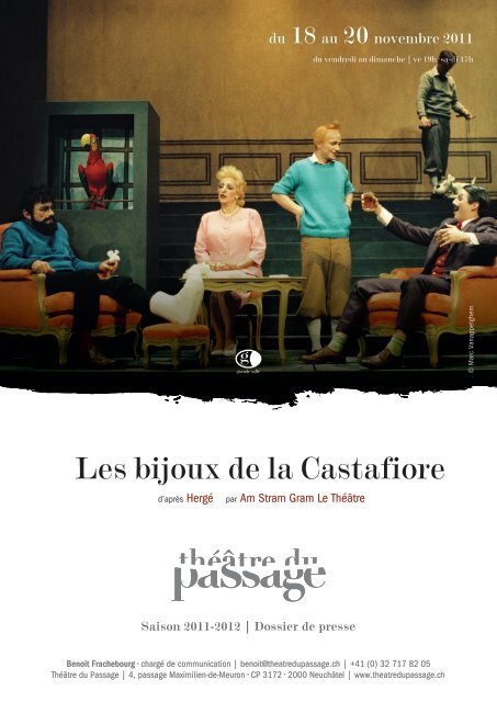 Les bijoux de la Castafiore - ThÃ©Ã¢tre du Passage