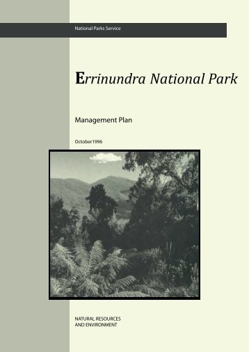Errinundra National Park Management Plan - Parks Victoria