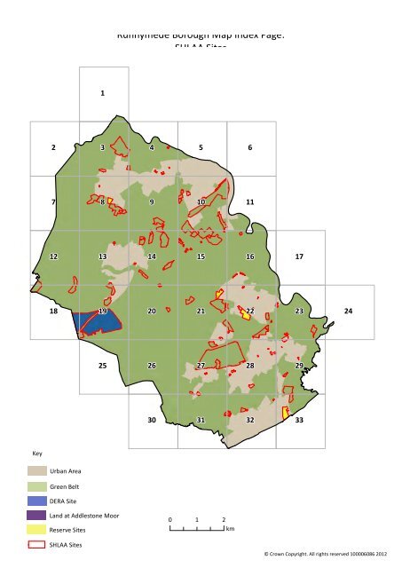 SHLAA Mapbook - Runnymede Borough Council