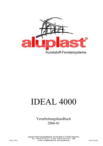 IDEAL 4000 - BBE-Fenstertechnik GmbH