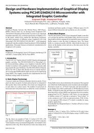 Design and Hardware Implementation of Graphical Display ... - iject