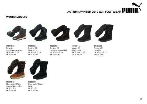 AUTUMN/WINTER 2010 Q3 | FOOTWEAR