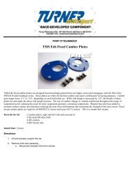 TMS E46 Fixed Camber Plates - Turner Motorsport