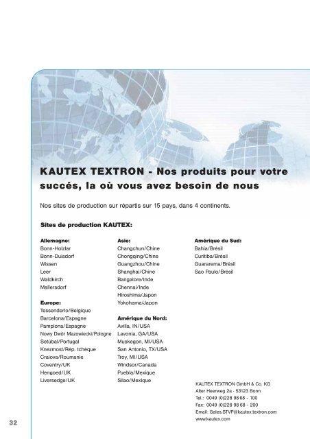 catalogue Standard - Kautex