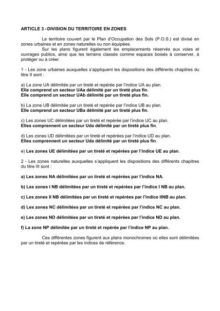 POS Zone UC.pdf - Mairie de La Londe les Maures