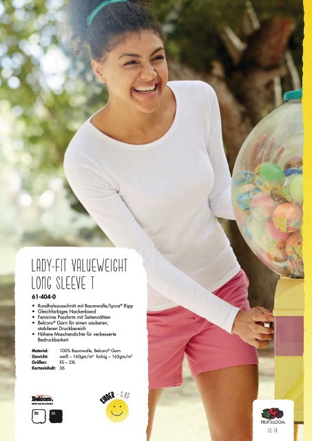 Fruit of the Loom Katalog 2015/2016