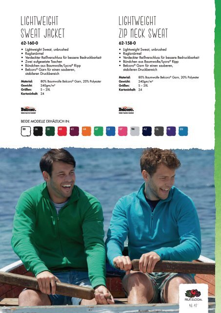 Fruit of the Loom Katalog 2015/2016