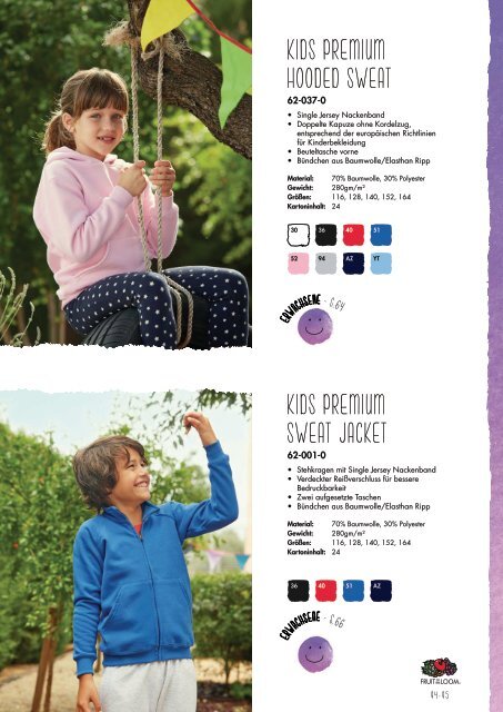 Fruit of the Loom Katalog 2015/2016