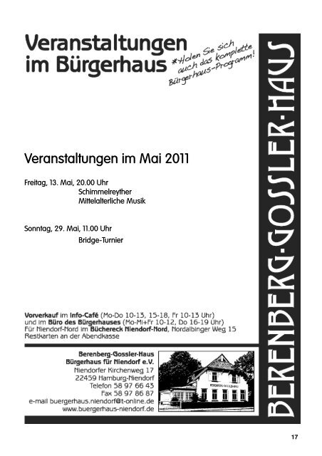 Mai 2011 - Niendorfer TSV