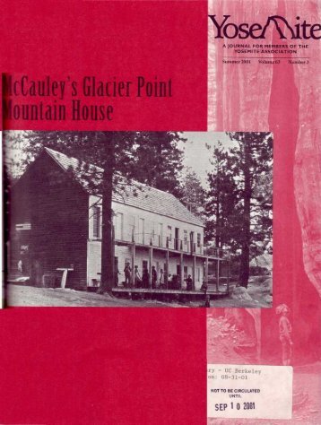 â€œMcCauley's Glacier Point Mountain House,â€ 63(3) - Yosemite Online