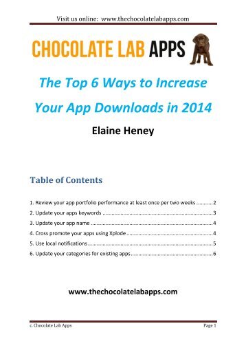 The Top 6 Ways to Increase Your App Downloads in 2014