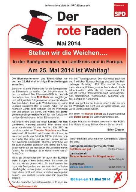 Der Rote Faden - Elbmarsch -