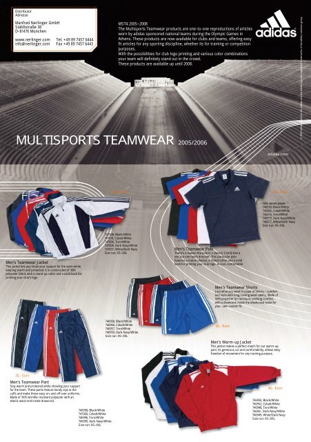 MULTISPORTS TEAMWEAR 2005/2006 - Manfred Nerlinger